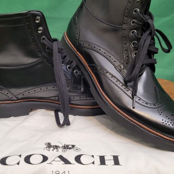 Coach Brandon Boots size 10.5 - Picture 1 of 8